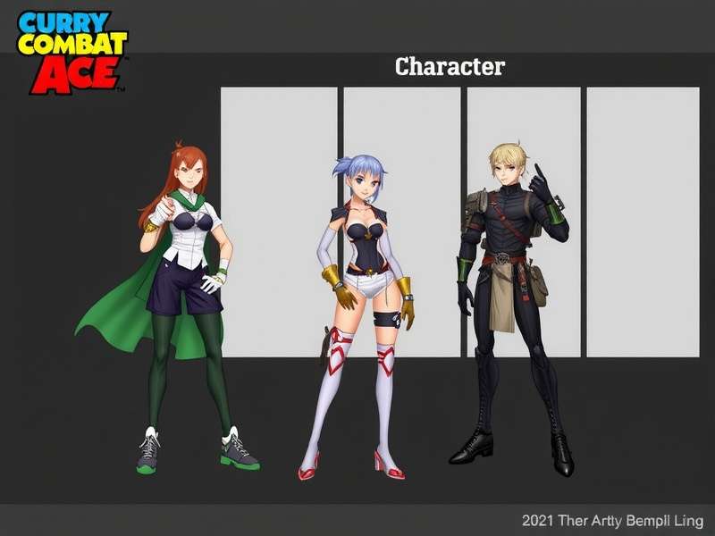 Diverse cast of curry-powered warriors Curry Combat Ace Character Lineup